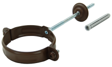 Хомут трубы GL PU Matt 90 мм RAL 8017 шоколад