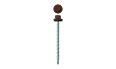Саморез кровельный 4,8х70 (100шт) сверло №1 RAL 8017