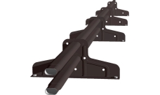 Снегозадержатель трубчатый Premium М4 45х25 RR 32 (3м) оцинкованный