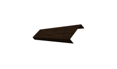 Ламель обратная 100 забора жалюзи Texas 0,45 Print-Double Elite Antique Wood