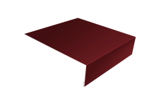 Планка лобовая/околооконная простая 190х50 0,5 Satin Matt RAL 3005 красное вино (2м)