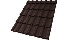 Профиль волновой Классик ("Classic") 0,45 PE RAL 8017 шоколад