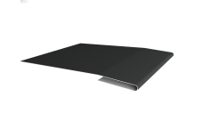 Планка начальная Grand Line 0,5 PurPro Matt 275 RAL 7016 антрацитово-серый (2м)