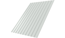 Профнастил С8A v01 Grand Line 0,45 Drap TX с пленкой RAL 9003 сигнальный белый