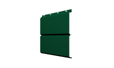 Софит ЭкоБрус 0,345 Grand Line без перфорации 0,5 Satin с пленкой RAL 6005 зеленый мох