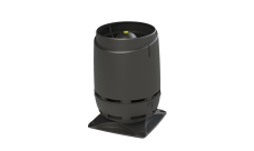 Выход вентиляционный Vilpe Flow 125S с основанием 250x250 черный