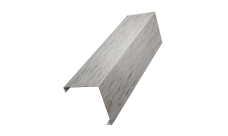 Декоративная накладка на столб универсальная угловая 80х80 для забора жалюзи 0,45 Print Elite Snow Wood TwinColor (3м)