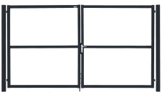 Ворота Colority Zinc Lock 1,8х3,5 RAL 7024