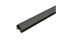 Профиль угловой CM Wall 3000х56х49мм цвет stone grey (стоун грэй)