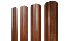 Штакетник М-образный A фигурный 0,45 Print Elite Rowan TwinColor