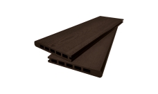 Доска-ступень стартовая ДПК Grand Line 160х22мм шлифовка и тиснение Шоколад 4м (ШТШ)