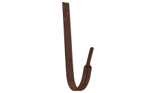 Крюк длинный Grand Line ПУ матовый 125мм RAL 8017 шоколад