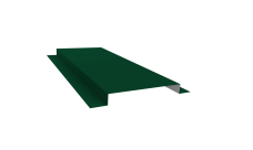 Планка кожуха сегментного 150 0,45 PE с пленкой RAL 6005 зеленый мох (3м)