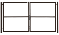 Ворота Colority Zinc Lock 2,0х4,0 RAL 8017