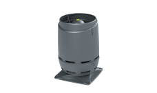 Выход вентиляционный Vilpe Flow 125S с основанием 250x250 серый