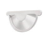 Заглушка торцевая универсальная GL PE 125 мм RAL 9003 сигнальный белый