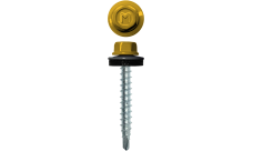 Саморез кровельный Daxmer 4,8х29 RAL 1018 (250) сверло №1