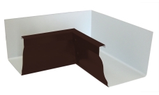 Угол желоба внутренний Vortex Matt 90гр 127мм RAL 8017