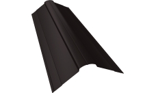 Планка конька фигурного 100х100 Grand Line 0,45 Drap ST RR 32 темно-коричневый (2м)