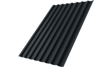 Профнастил С20B Grand Line 0,5 Сатин RAL 7016 антрацитово-серый