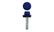 Саморез по металлу 5,5х25 (250шт) сверло №3 RAL 5002