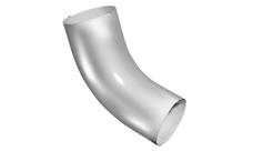 Колено 60 градусов Grand Line ПУ 90мм RAL 9003 сигнальный белый