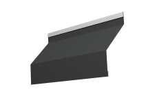 Ламель забора жалюзи Milan new 0,5 Drap TX RAL 7016 антрацитово-серый