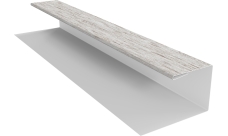 Планка П-образная Экобрус Grand Line 0,45 Принт Элит Снежное дерево TwinColor (2м)