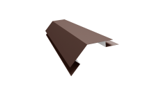 Угол внешний сложный 75х75 135 градусов Grand Line 0,45 Drap TR RAL 8017 шоколад (2м)