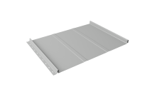 Кликфальц Line Grand Line 0,45 Drap ТХ с пленкой на замках RAL 7047 телегрей 4