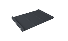 Кликфальц Line Grand Line 0,5 PurPro Matt 275 с пленкой на замках RAL 7024 мокрый асфальт