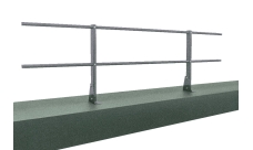 Ограждение кровельное для парапета на плоскую кровлю 7004 (2,0х0,6м) ОЦ