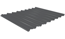 Профнастил Estet C19 0,5 PE-Double RAL 7024 мокрый асфальт