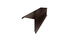 Планка торцевая 95х95 Grand Line 0,45 Drap ST lite RAL 8017 шоколад (2м)