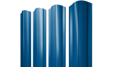 Штакетник Круглый фигурный 0,5 Satin RAL 5005 сигнальный синий