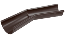 Угол желоба внутренний 135гр 150мм матовый RAL 8017