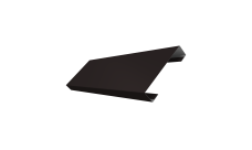 Ламель лицевая 100 забора жалюзи Texas Grand Line 0,5 Drap TX RAL 9005 черный