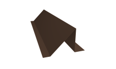 Планка снегозадержания Grand Line 0,45 Drap-double TX RAL 8017 шоколад (2м)