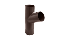 Тройник трубы Grand Line ПУ матовый 90мм RAL 8017 шоколад