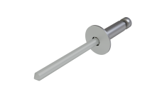 Заклёпка вытяжная Daxmer 4,8х12 (500шт) алюм/нерж RAL 9006