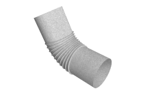 Колено стока трубы Vortex Project 146мм Zn