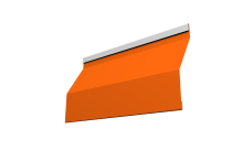 Ламель забора жалюзи Milan Slim 0,45 PE RAL 2004 оранжевый