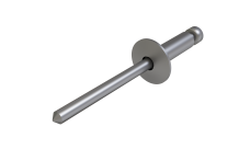 Заклёпка вытяжная Daxmer 4,8х8 (500шт) сталь/сталь