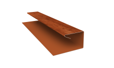 Планка П-образная завершающая сложная Корабельная Доска Grand Line 0,45 Print Elite Rowan TwinColor (2м)