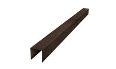 Планка вертикальная лицевая для забора жалюзи Palermo 0,45 Print Elite Antique Wood TwinColor (2м)