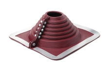 Проходной элемент (мастер флеш) прямой №4R (75-160мм) +185 EPDM красный