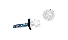 Саморез по металлу Daxmer 5,5х25 RAL 9003 (250) сверло №3