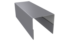 Планка П-образная заборная 20 Grand Line 0,45 Drap ТХ RAL 7004 сигнальный серый (2м)