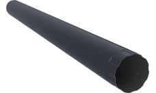 Труба круглая Optima 150мм 1м RAL 7024