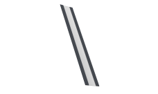 Крепежная планка для забора жалюзи Milan, Milan Slim, Tokyo Grand Line 0,5 Drap TX RAL 7024 мокрый асфальт (1,8м)